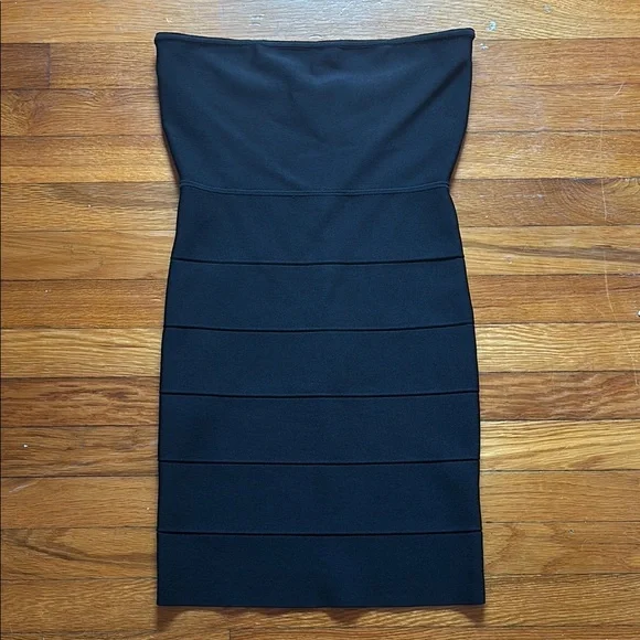 blue dress for baby girl Strapless Drape Dress – BCBGMAXAZRIA main image 0